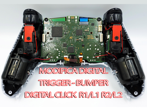 Modifica Digital Click Tap Trigger Stop Bumper per Joypad PS5 DualSense