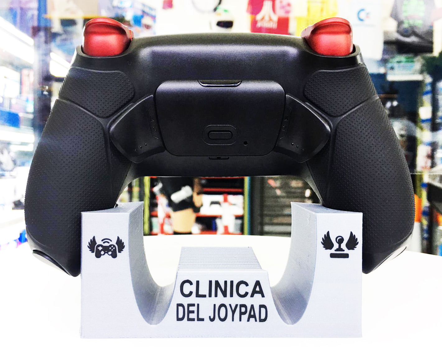 CONTROLLER PS5/PC EXTREMERATE NERO/ROSSO + GRIP CON 2 PADDLE PROGRAMMA –  Clinica del Joypad Italia